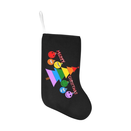 Merry Gay Christmas by Nico Bielow Christmas Stocking (Without Folded Top)