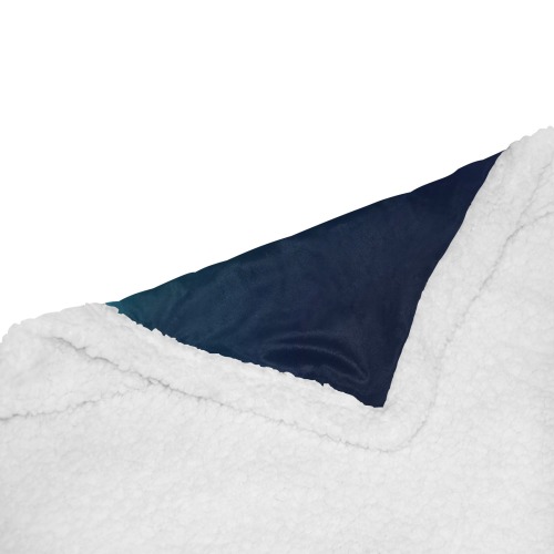 Tribal Pisces Double Layer Short Plush Blanket 50"x60"
