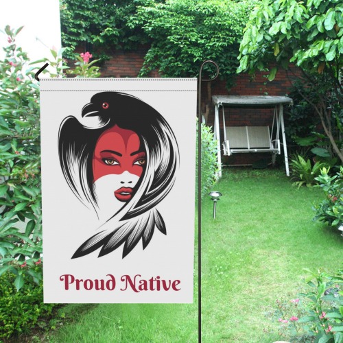 Proud Native 12 Garden Flag 12‘’x18‘’(Twin Sides)