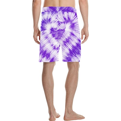 bañador corazon violeta Men's All Over Print Casual Shorts (Model L23)