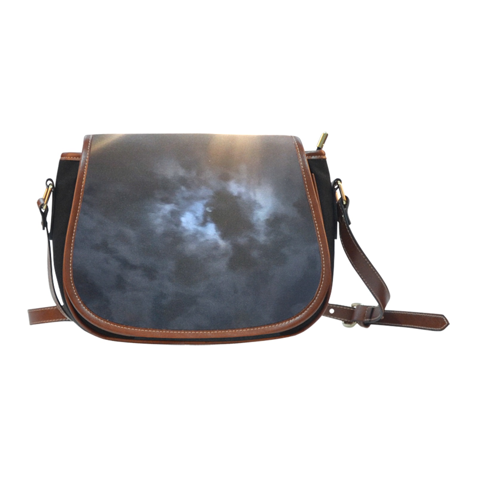 Mystic Moon Collection Saddle Bag/Small (Model 1649)(Flap Customization)