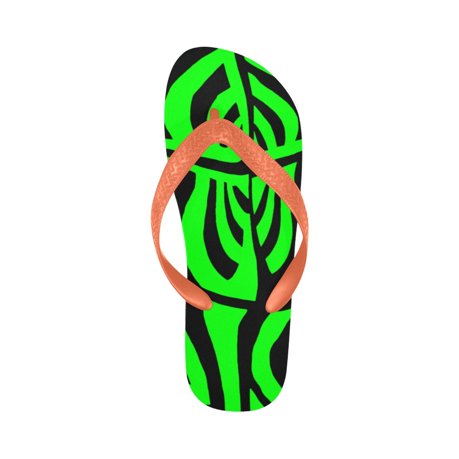 aaa green b Flip Flops for Men/Women (Model 040)