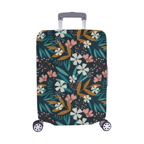Floral - Med Suitcase Luggage Cover/Medium 22"-25"
