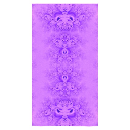 Purple Lilacs Frost Fractal Bath Towel 30"x56"