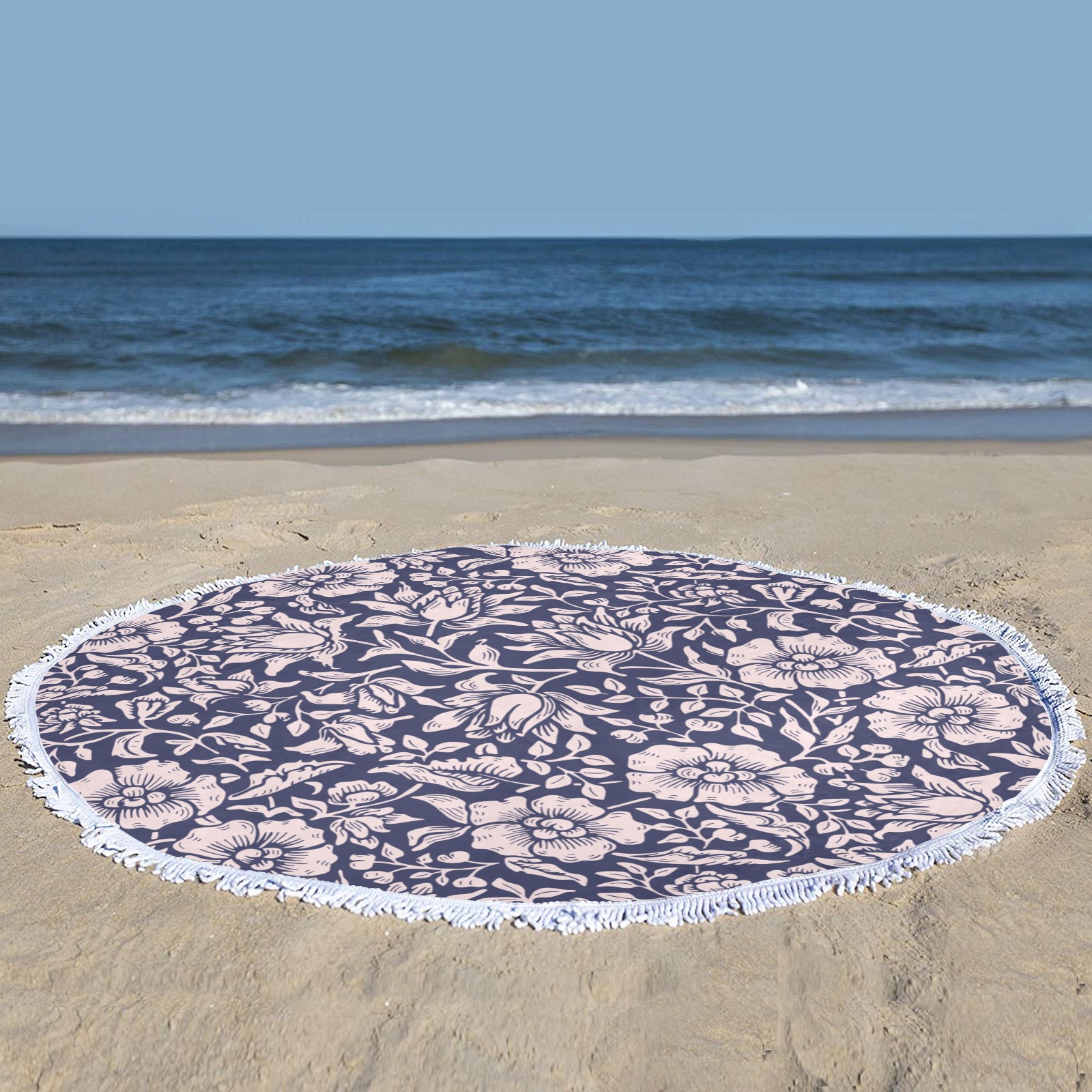 Shawl Circular Beach Shawl Towel 59"x 59"