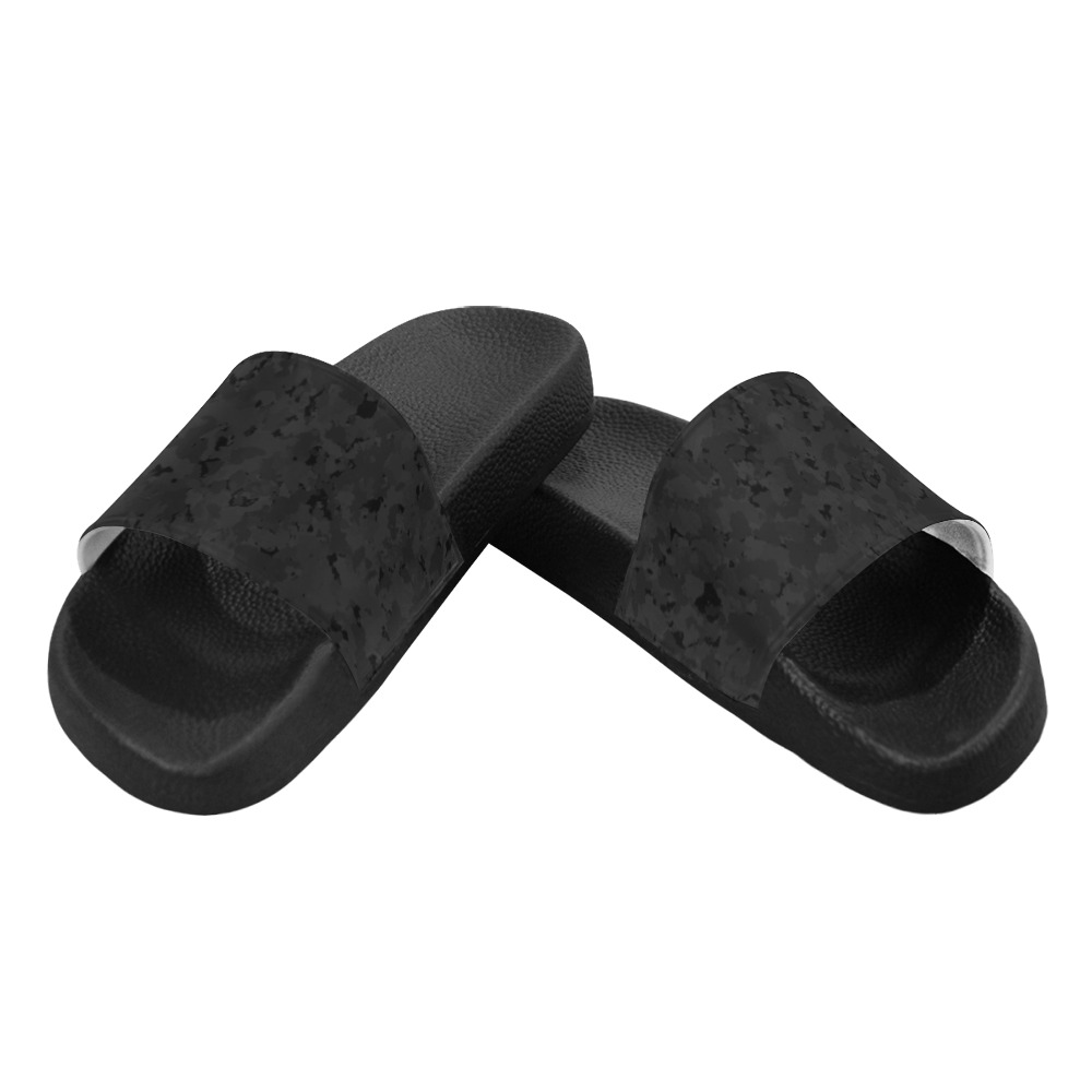 blk Women's Slide Sandals (Model 057)