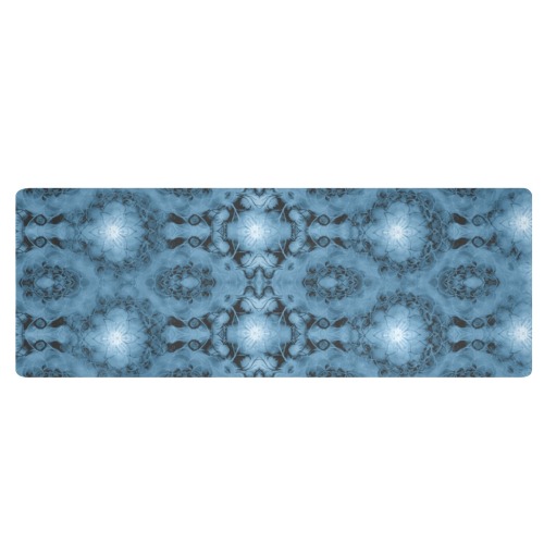 Nidhi decembre 2014-pattern 7-44x55 inches-blue Kitchen Mat 48"x17"