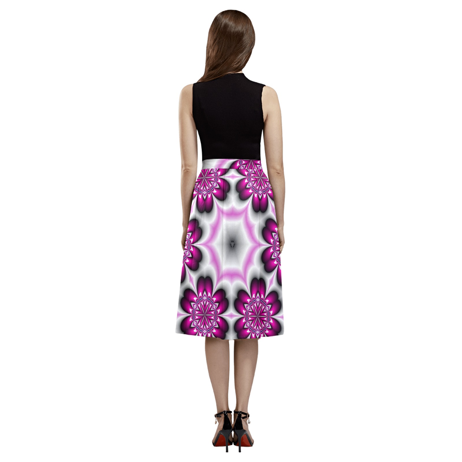 za23e Mnemosyne Women's Crepe Skirt (Model D16)