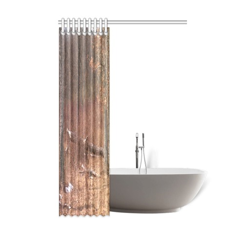 Falling tree in the woods Shower Curtain 48"x72"