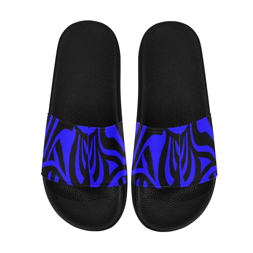 aaa black blbl Women's Slide Sandals (Model 057)