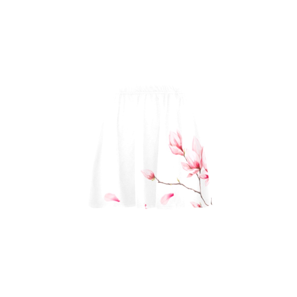 Sping blossom flower Mini Skating Skirt (Model D36)