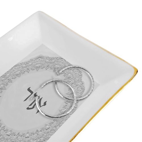 ADAR-page003 Square Jewelry Tray with Golden Edge