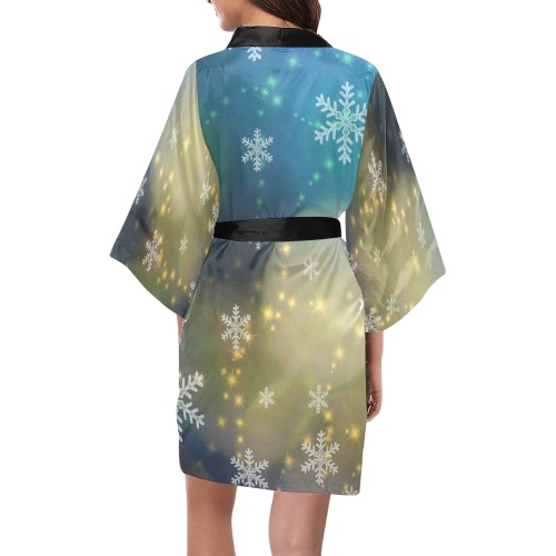 Christmas Stars Kimono Robe