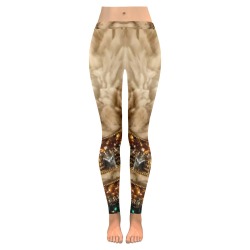 Armalanikai  designer art Low Rise Leggings Women's Low Rise Leggings (Invisible Stitch) (Model L05)