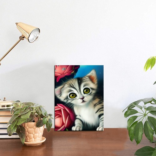 Cute Kittens 7 Photo Panel for Tabletop Display 6"x8"