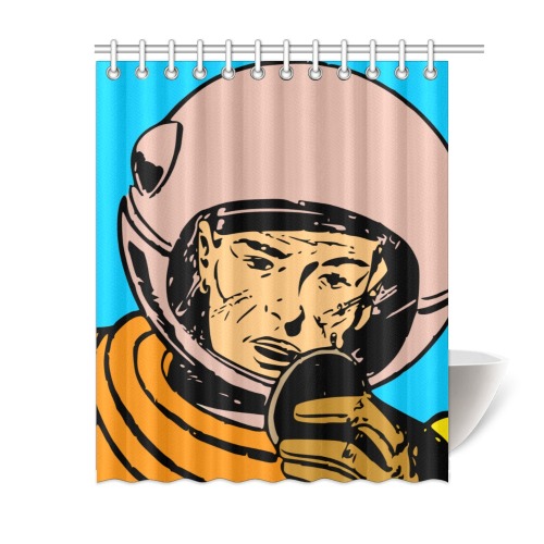 astronaut Shower Curtain 60"x72"