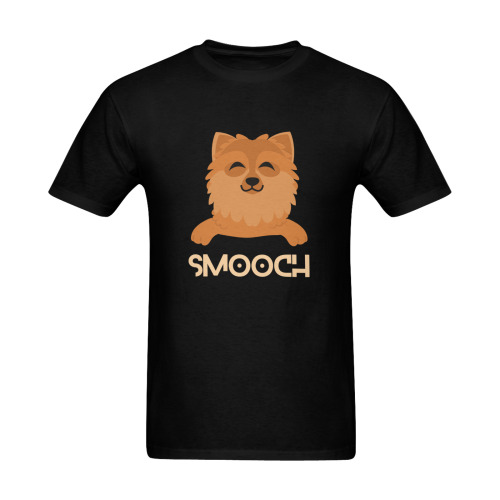 smooch dog e1 Men's Slim Fit T-shirt (Model T13)