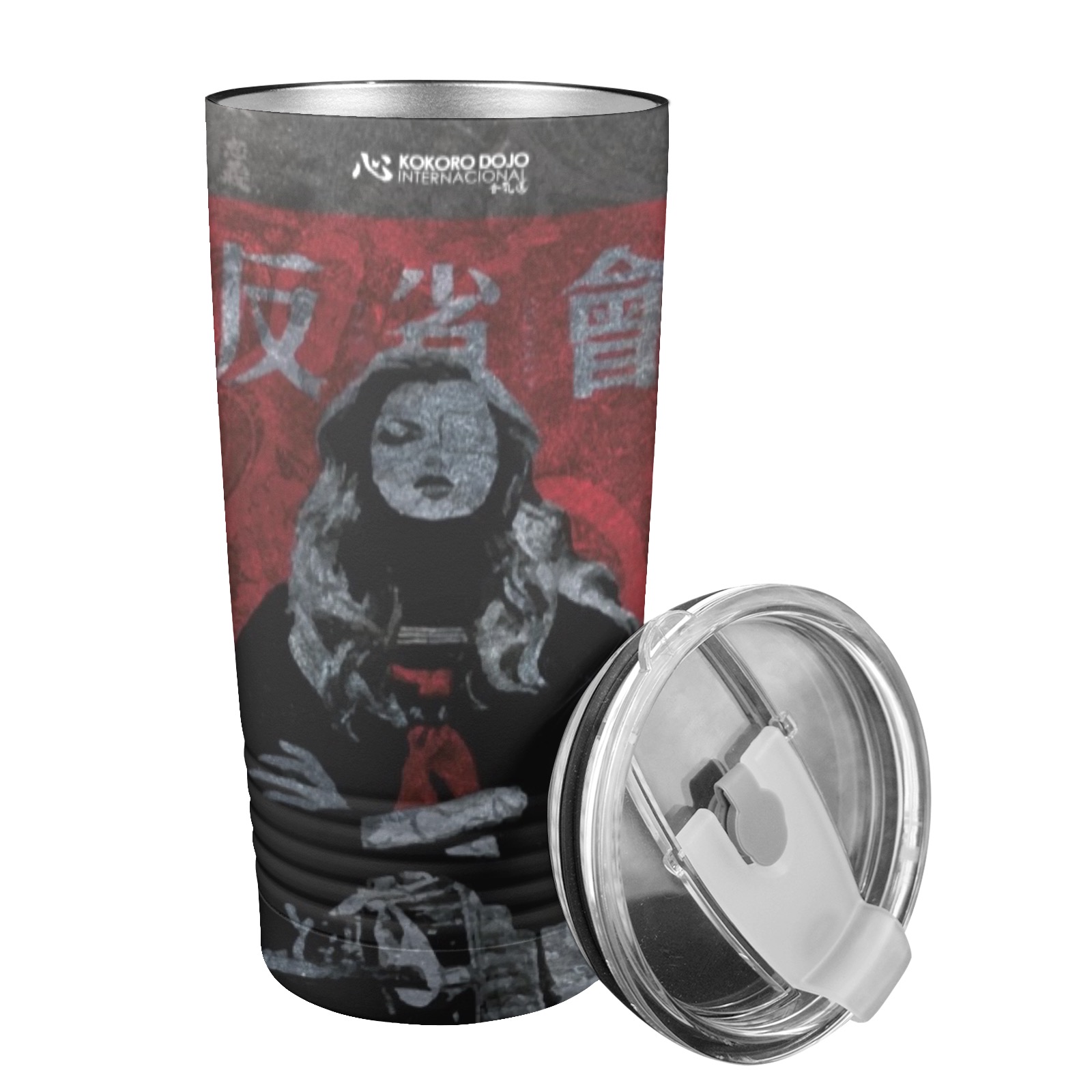 Samurai Woman New Age 20oz Insulated Stainless Steel Mobile Tumbler