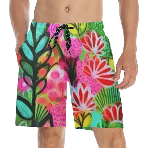 BB 525477 Men's Mid-Length Beach Shorts (Model L51)
