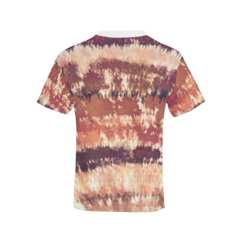 Rainbow, tie dye, earth tones Kids' All Over Print T-shirt (Model T65)