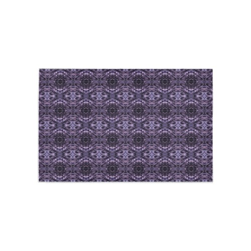 violet repeating pattern Area Rug 5'x3'3''