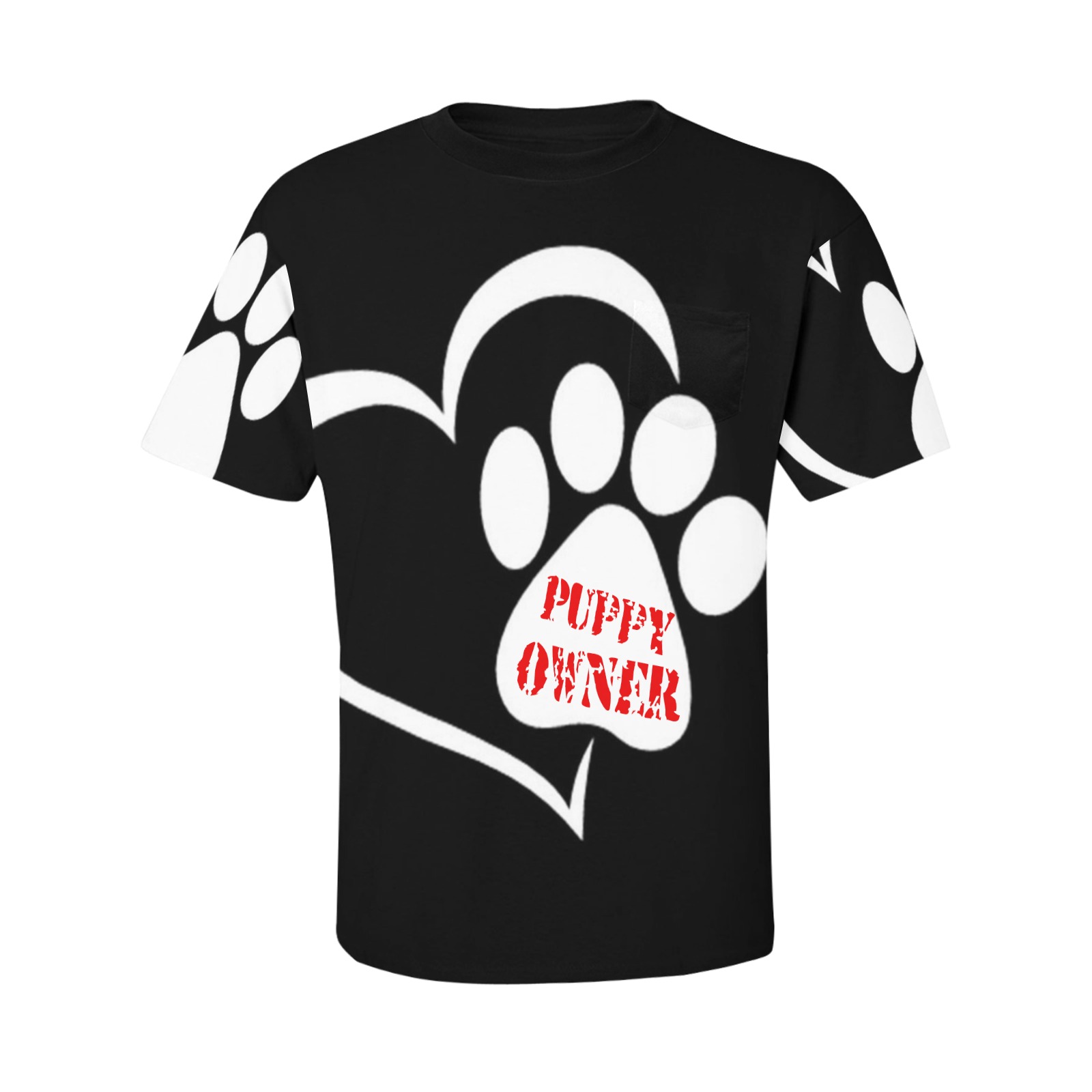 Puppy Owner by Fetishworld Men's All Over Print T-Shirt with Chest Pocket (Model T56)