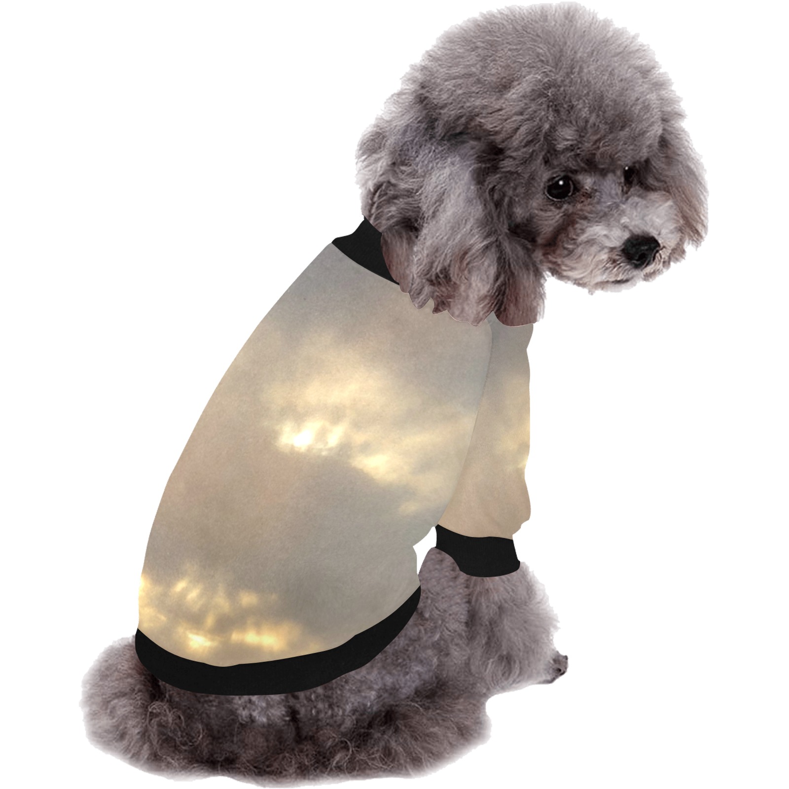 Cloud Collection Pet Dog Round Neck Shirt