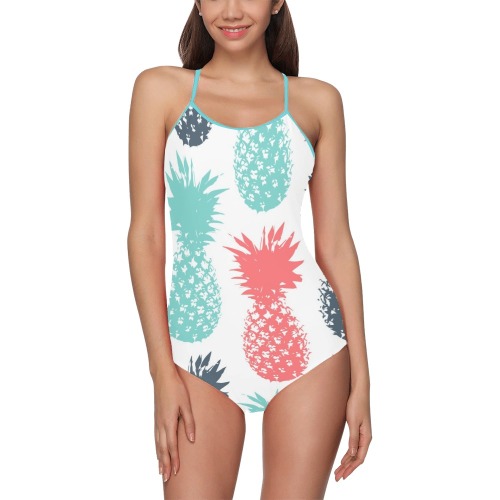 Pineapple Strap Swimsuit ( Model S05)