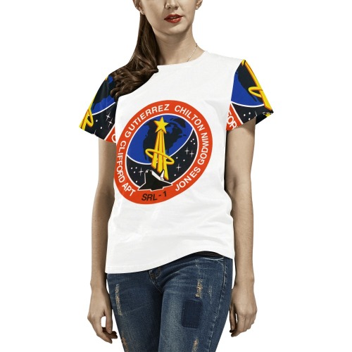 STS-59 PATCH All Over Print T-Shirt for Women (USA Size) (Model T40)