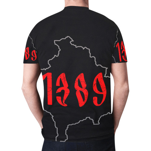 1389 Serbia New All Over Print T-shirt for Men (Model T45)