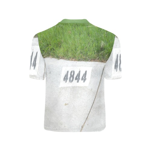 Street Number 4844 with green collar Big Boys' All Over Print Crew Neck T-Shirt (Model T40-2)