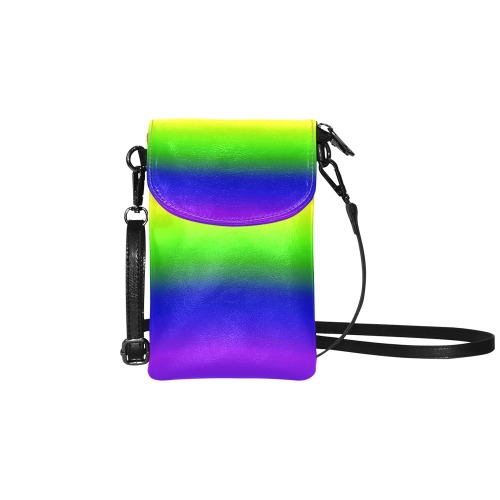 rainbow side Small Cell Phone Purse (Model 1711)