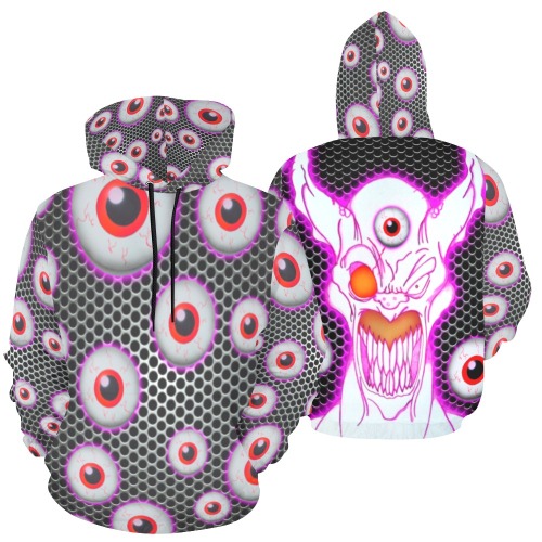 Game monster All Over Print Hoodie for Men (USA Size) (Model H13)