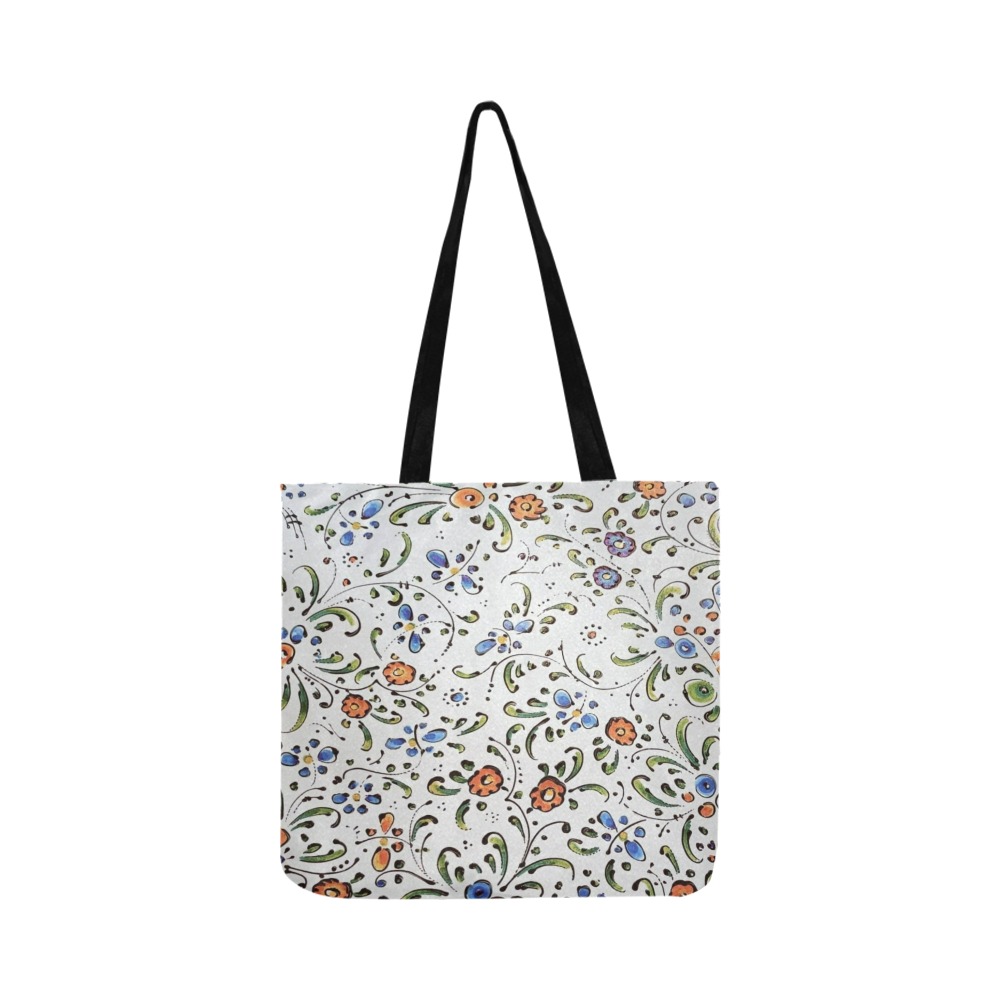 Flower Reusable Shopping Bag Model 1660 (Two sides)