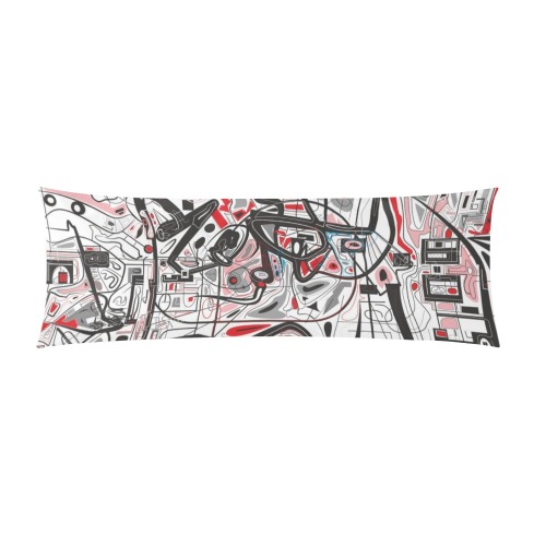 Model 2 Custom Zippered Pillow Case 21"x60"(Two Sides)