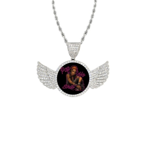 405438660_316092034685698_7134714858147201665_n Wings Silver Photo Pendant with Rope Chain