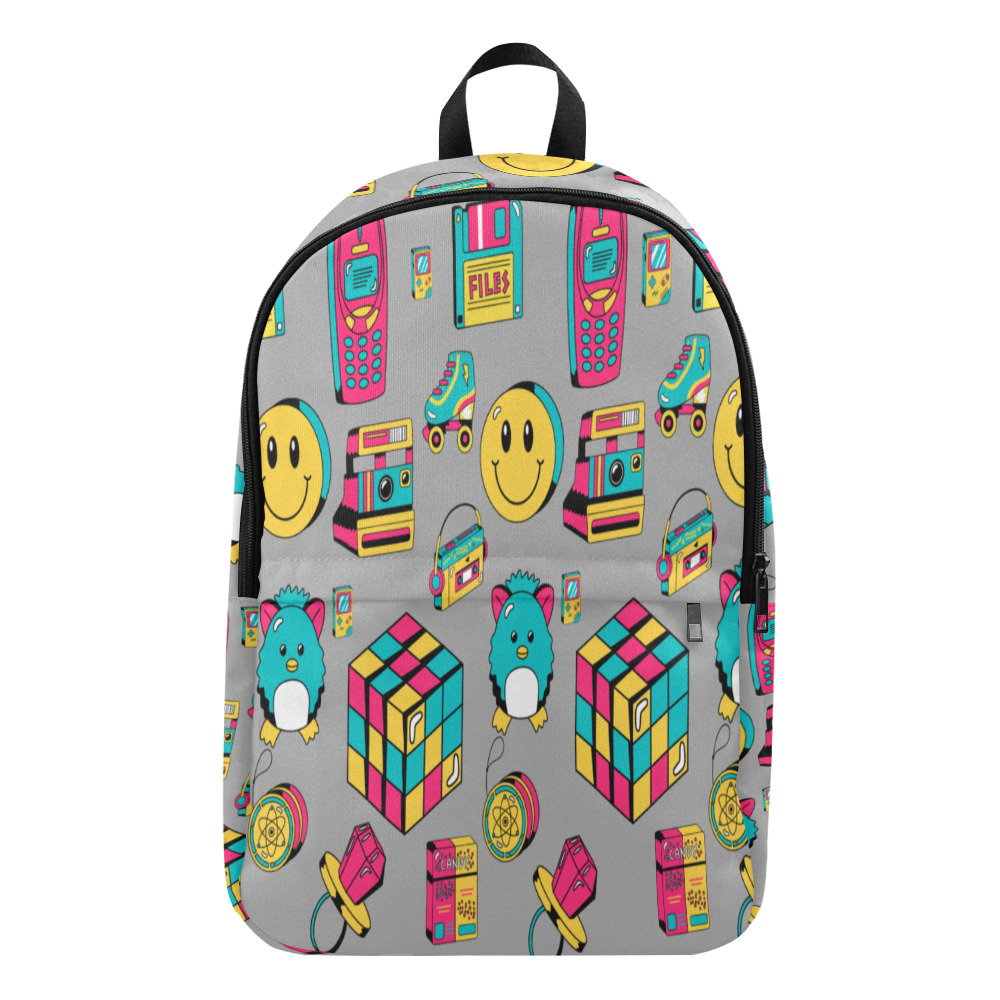 80's retro Fabric Backpack for Adult (Model 1659)