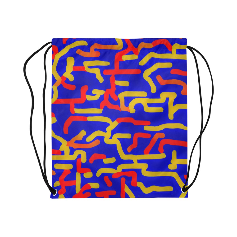 Worms Large Drawstring Bag Model 1604 (Twin Sides)  16.5"(W) * 19.3"(H)