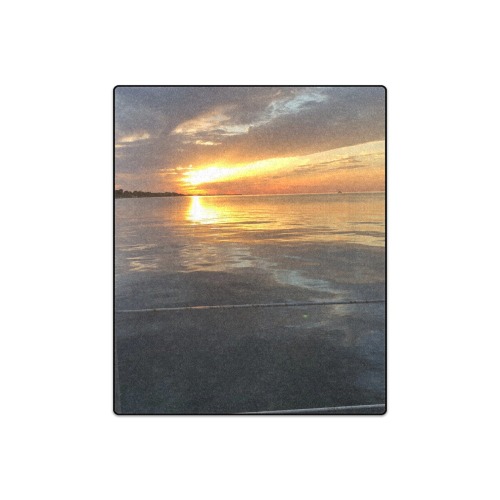 Pier Sunset Collection Blanket 50"x60"
