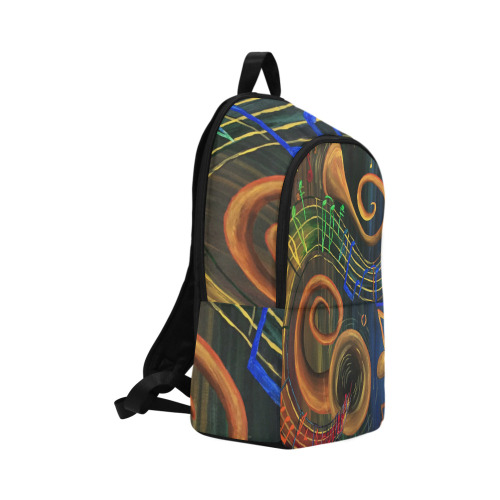 The ART of Music Fabric Backpack for Adult (Model 1659)