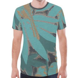 Hawaiian Green New All Over Print T-shirt for Men (Model T45)