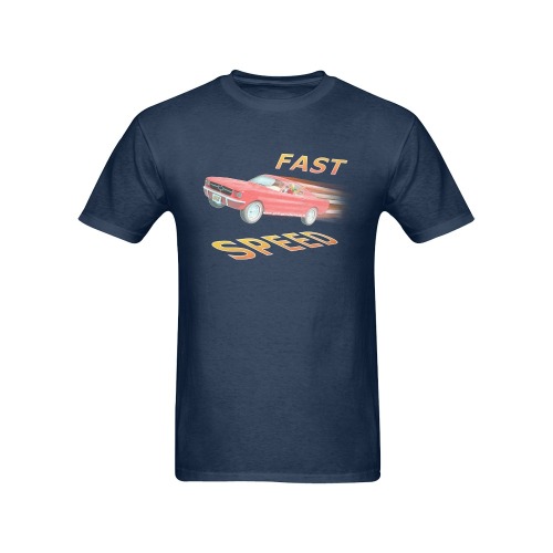 Fast and Speed 01 Men's T-Shirt in USA Size (Front Printing Only)