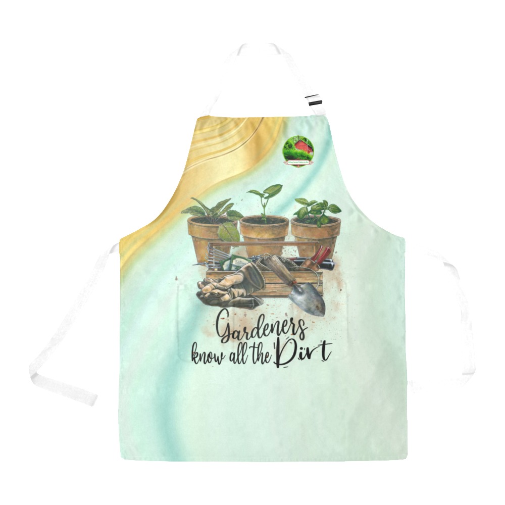 Hilltop Garden Produce by Kai Apron Collection- Gardeners know all the Dirt 53086P9 All Over Print Apron