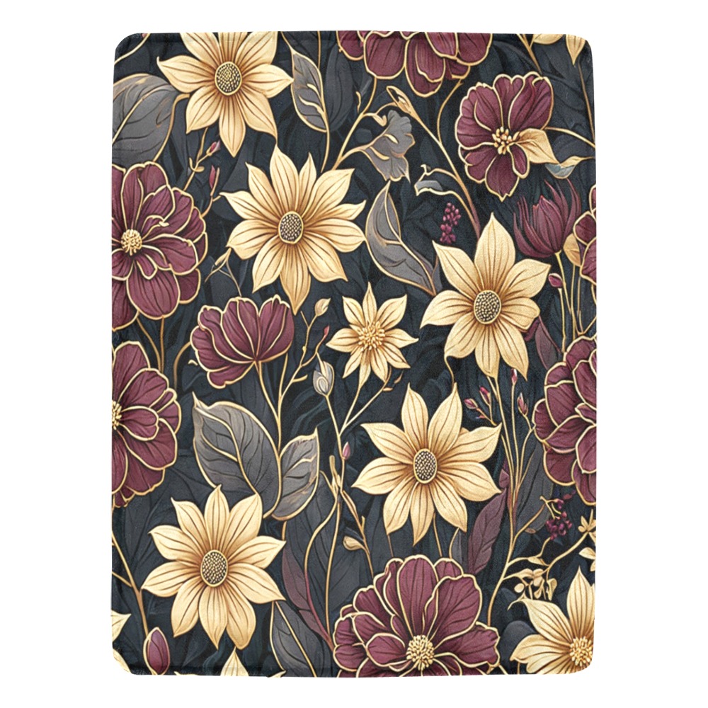 Fabulous Florals 20 Ultra-Soft Micro Fleece Blanket 60"x80"