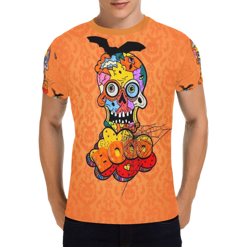 Halloween Pop Art by Nico Bielow All Over Print T-Shirt for Men (USA Size) (Model T40)