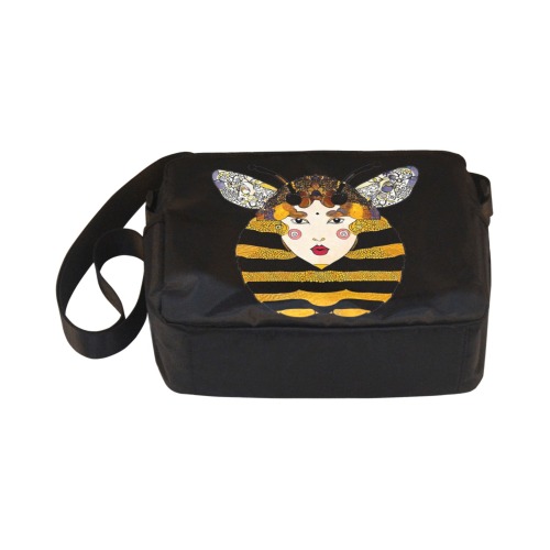 Bee Queen Classic Cross-body Nylon Bags (Model 1632)