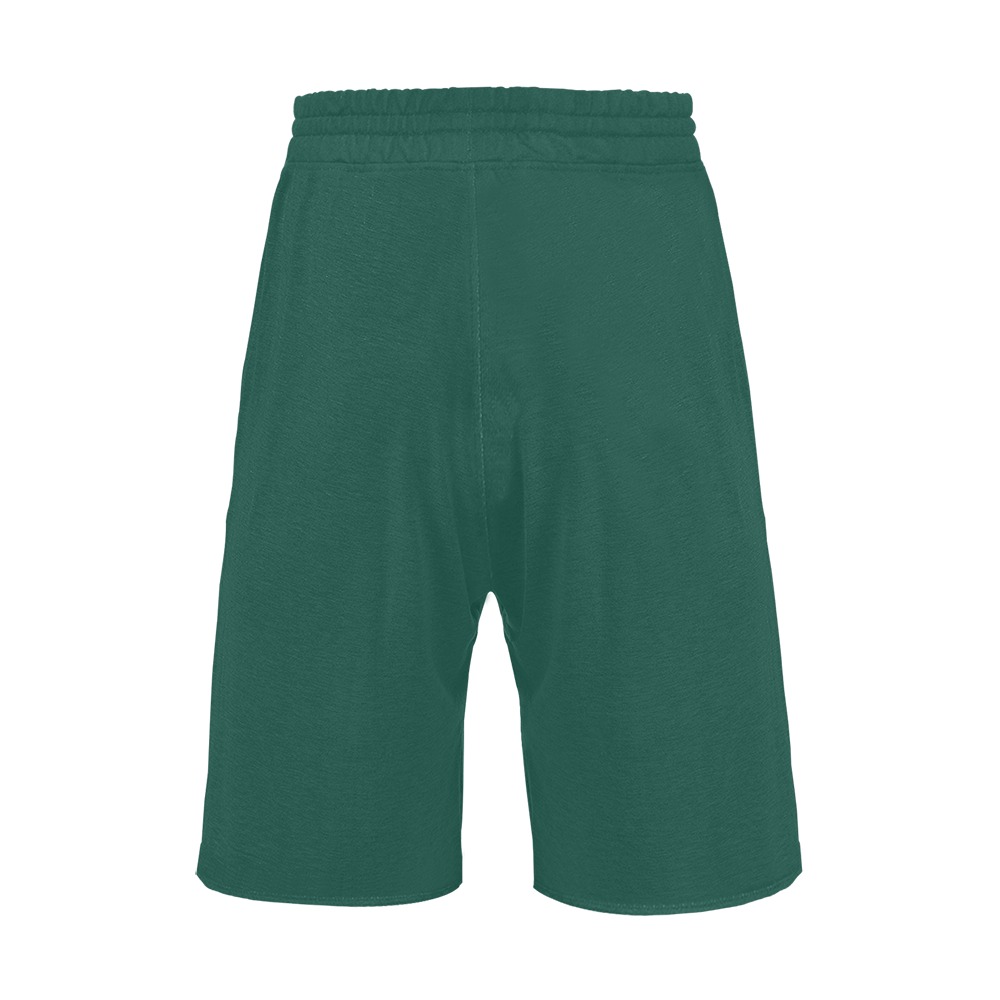 green Men's All Over Print Casual Shorts (Model L23)