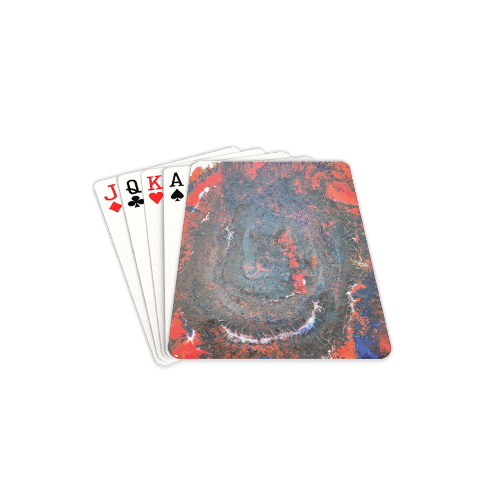 volcanic lava Playing Cards 2.5"x3.5"