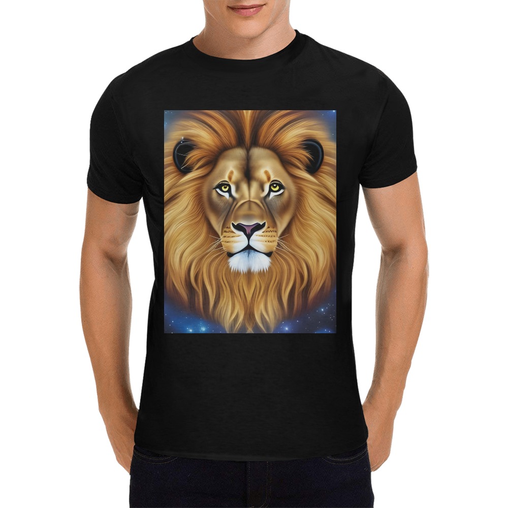 The Lion Men's T-Shirt in USA Size (Front Printing Only)