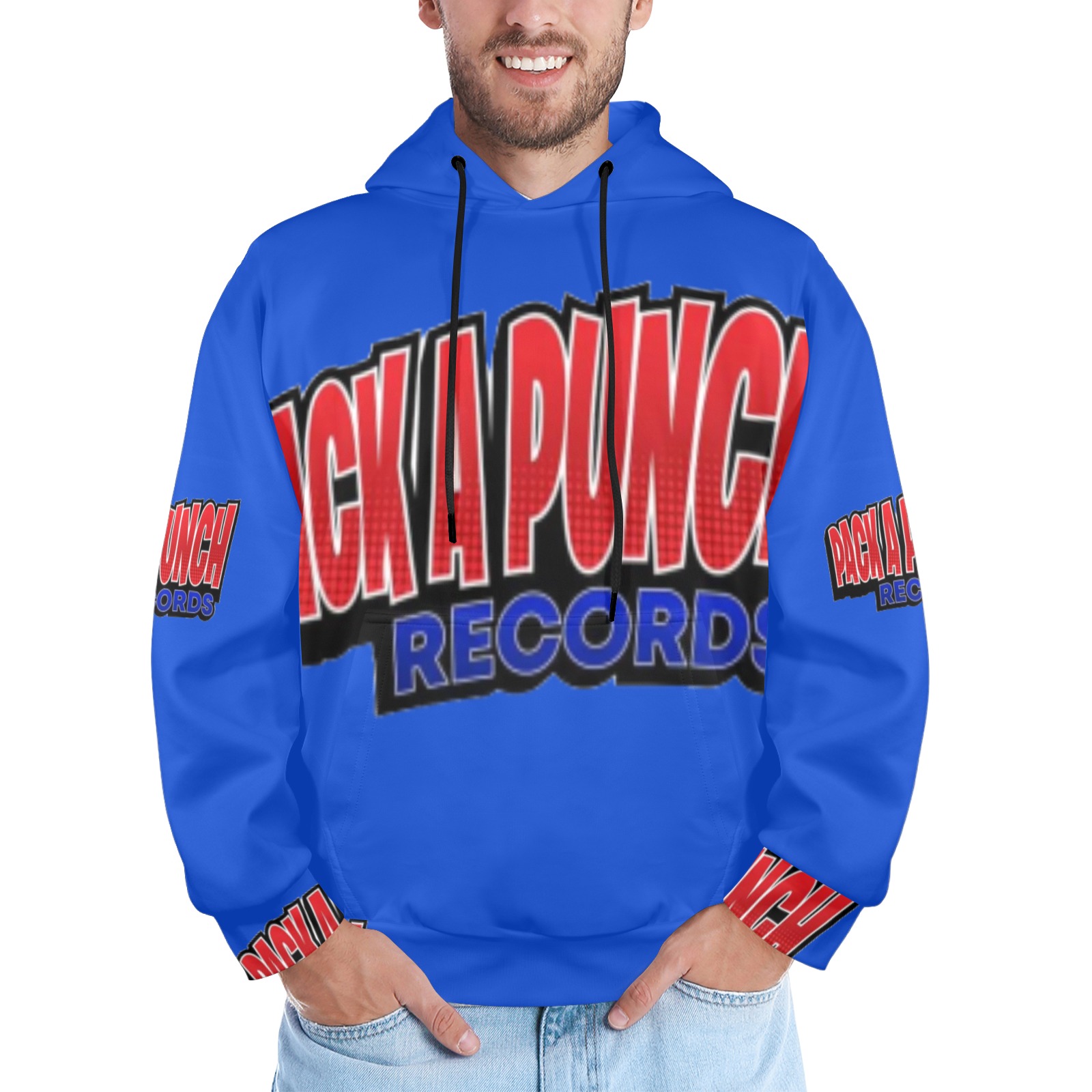 Pack a Punch Jackets Men's All Over Print Hoodie (Model H61)